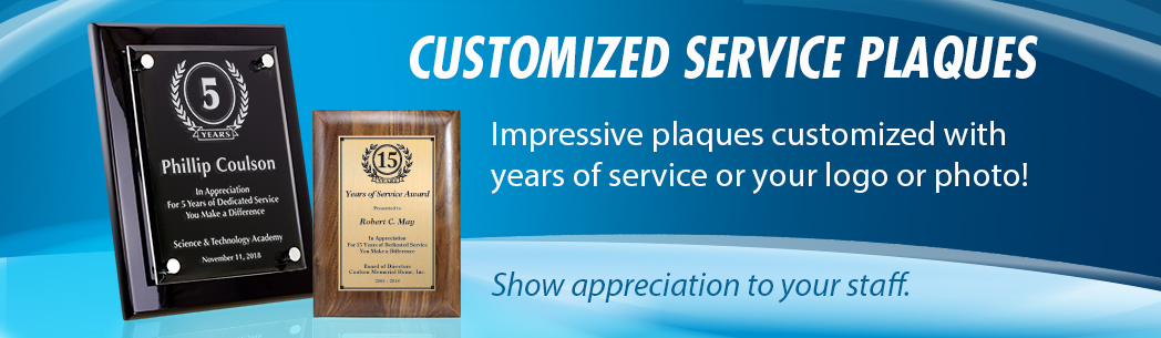 Years of Service Plaques