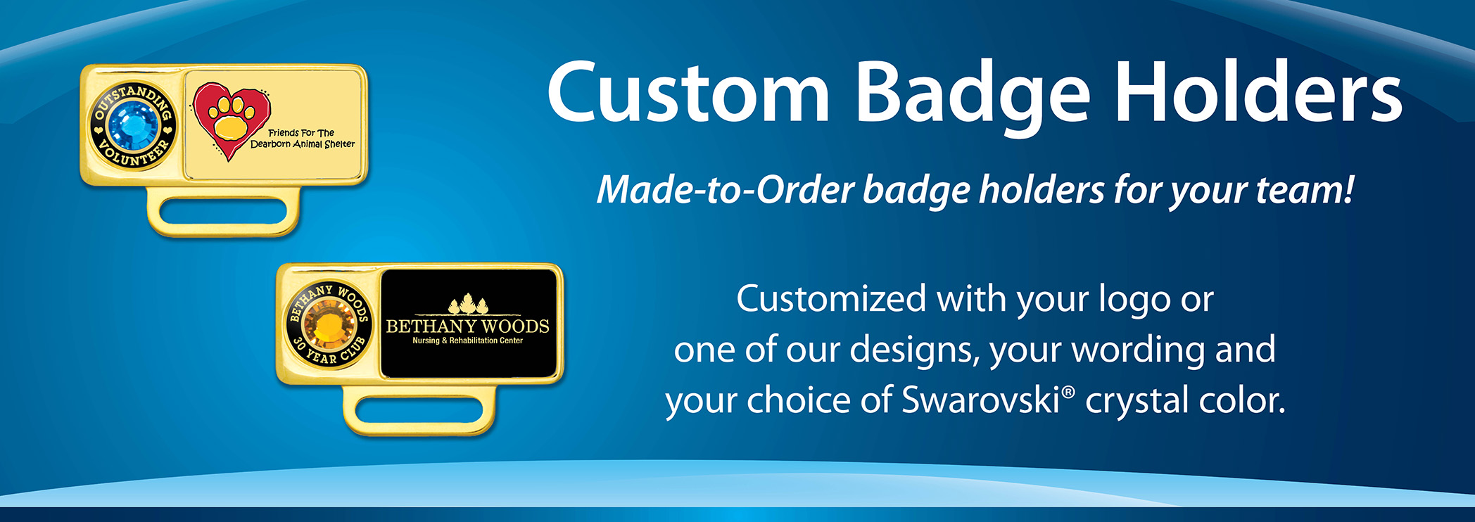 Give customized Badge Pins to your staff